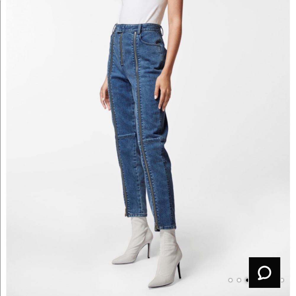 J Brand Stun Jeans with Zip Detail